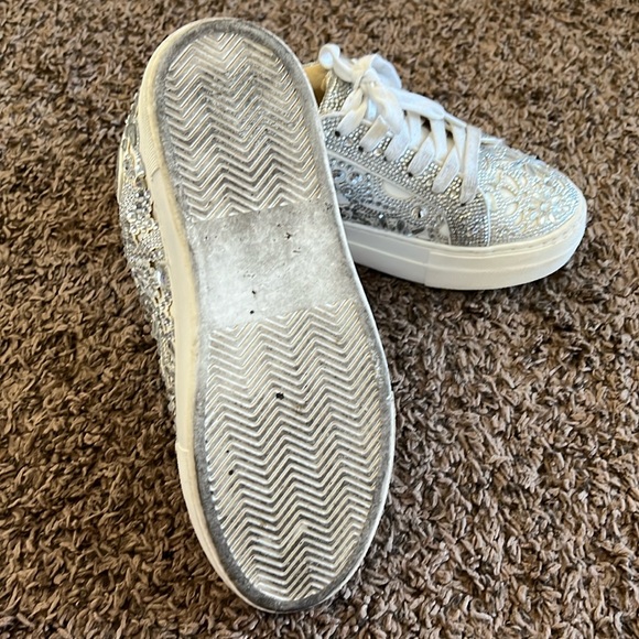 Betsey Johnson Rhinestone Sneakers - Picture 7 of 7